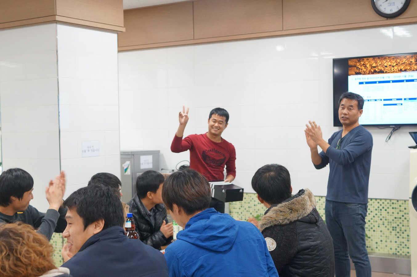 축구 동호회 '풋내기' 연말 회식